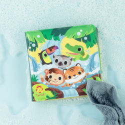 Livre de bain messy jungle