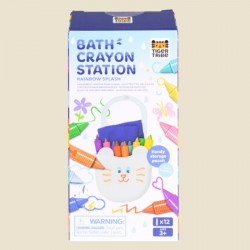 Station de 12 Crayons de Bain et Rangement - Arc-en-ciel