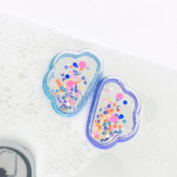 Hochets de bain Nuages colorés - Set de 2 Shakers