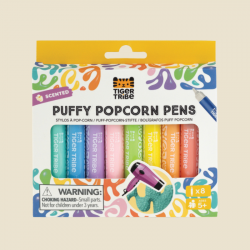 Stylos Pop-Corn Magiques 3D - Effet Gonflant et Parfumé