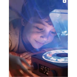 Enceinte Bluetooth Rétro Magic Wave violet