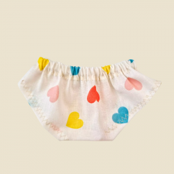 Culotte froncée "Plein de Cœurs"