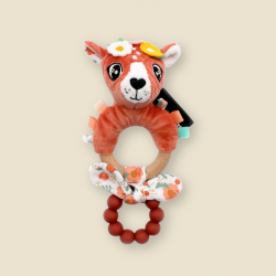 Anneau de dentition en silicone Mélimélos la biche